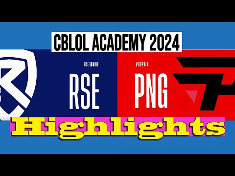 RISE GAMING VS PAIN GAMING | CBLOL ACADEMY 2024 | Highlights