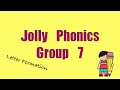 Jolly Phonics Group 7 【letter formation】