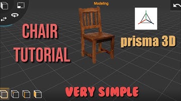 Prisma 3d👉 chair tutorial | #create, chair with prisma 3d full tutorial