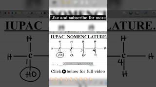 Organic Chemistry: IUPAC Nomenclature of Alkanols (Alcohols) | How ...