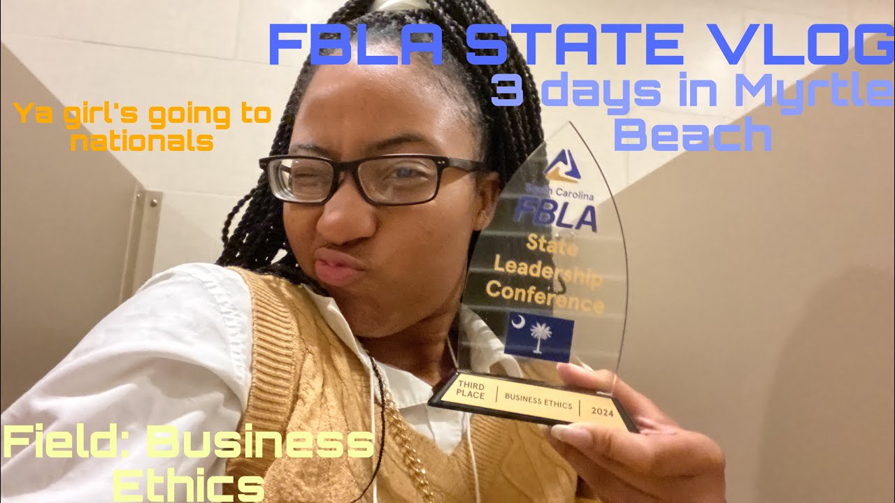 MY FBLA STATE COMPETITION!!! *2024* - YouTube