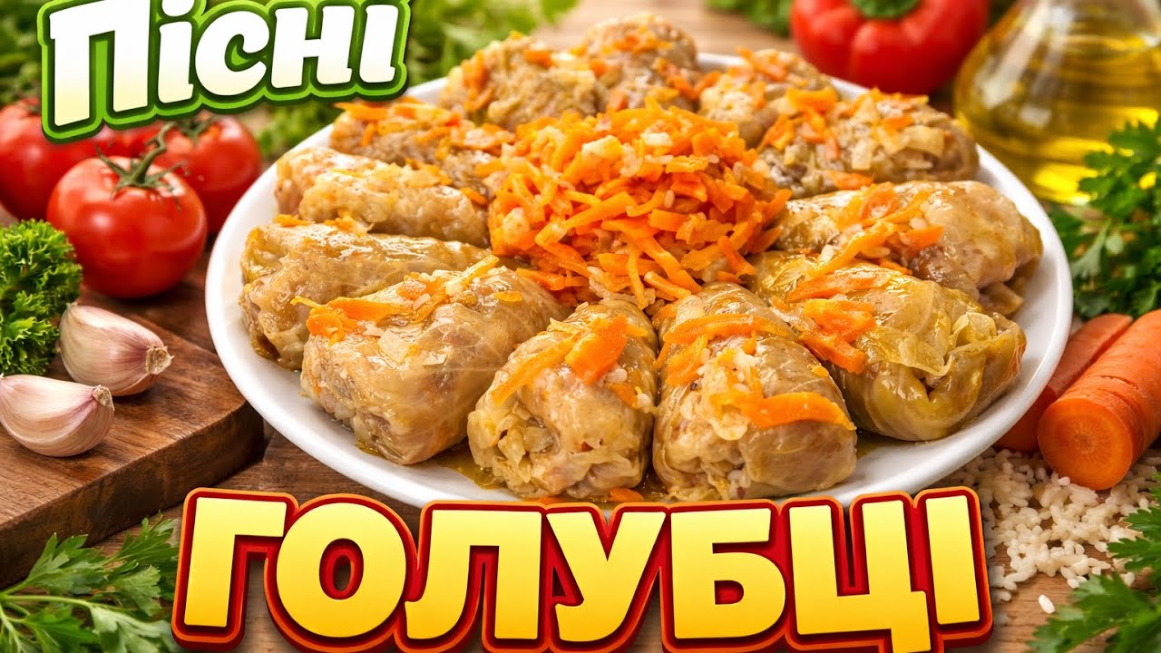 Пісні голубці із кислої капусти! Що можна приготувати у піст ! Пісні голубці - смак дитинства 