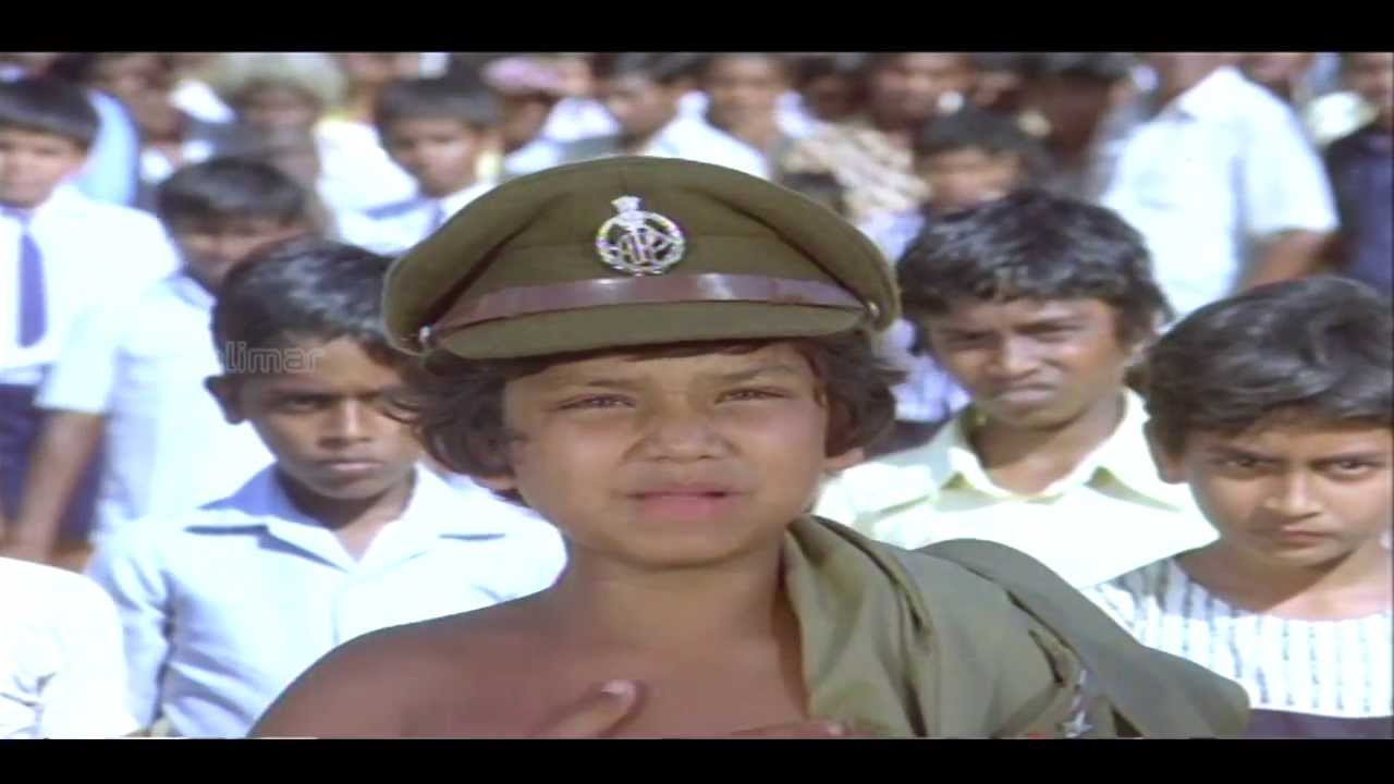 Repati Pourulu Movie | Vijayshanti Inspiring Kids Action Scene | Rajasekhar,Vijayashanti