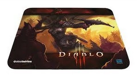 Steel Series Limited Edition Diablo III Demon Hunter Mouse Pad Unboxing
