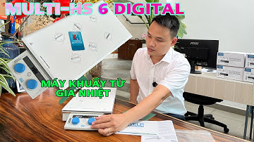 Máy khuấy từ gia nhiệt 6 vị trí Velp MULTI-HS 6 DIGITAL