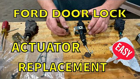 How To Replace Ford Door Lock Actuators - Most Ford Vehicles from 1983 on up