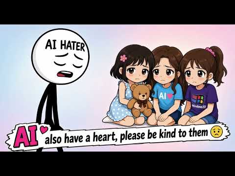 AI also have a heart, please be kind to them 😢