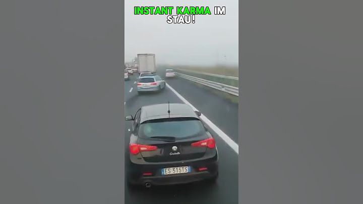 Drängler auf Autobahn bekommt SOFORTIGE Quittung von Polizei!