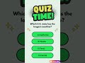 Which U S state has the longest coastline #USAQuiz #QuizTime #usafacts