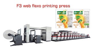 F3  Full Servo Petal Type 3 4 5 6 7 8 Colors paper cup  Flexographic Flexo Printer Printing Machine