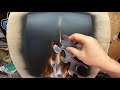 Airbrushing fire with AutoAir colors