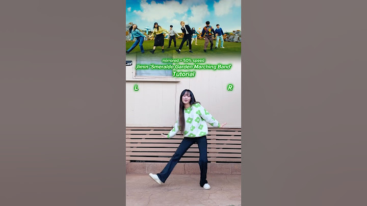 [TUTORIAL] 지민 (Jimin) 'Smeraldo Garden Marching Band’ dance #jimin #sgmb #shorts