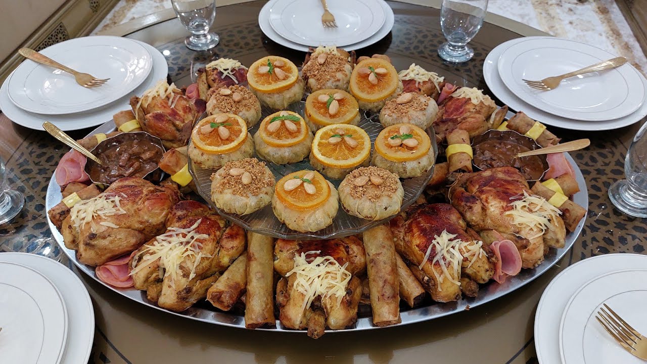 طبق هماوي للضيافة و العراضة كوكلي محمر و معمر بمذاق واعر مع صلصة خطييرة و مرافقات رائعة