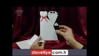 Kıvılcım Davetiye 5386 Sedef Cards 5386 Çok Farklı Davetiyeler