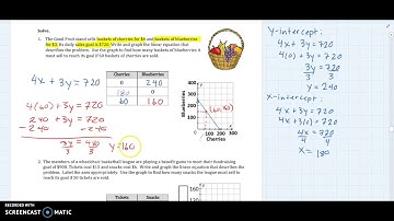 Algebra 1A Credit 3 Lesson 7.1 Modeling Linear Relationships