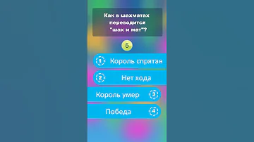 Как в шахматах переводится 