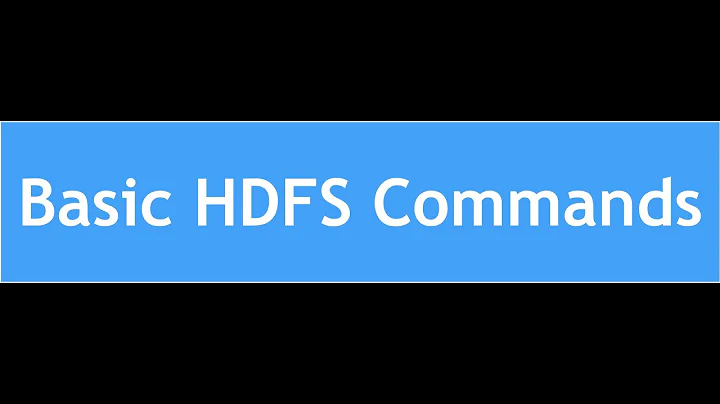 Basic HDFS commands | Hadoop Commands | Copy File from local to HDFS