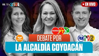 Debate chilango por Coyoacán entre Giovani Gutiérrez, Hannah de Lamadrid y Sofía Provencio | Heraldo
