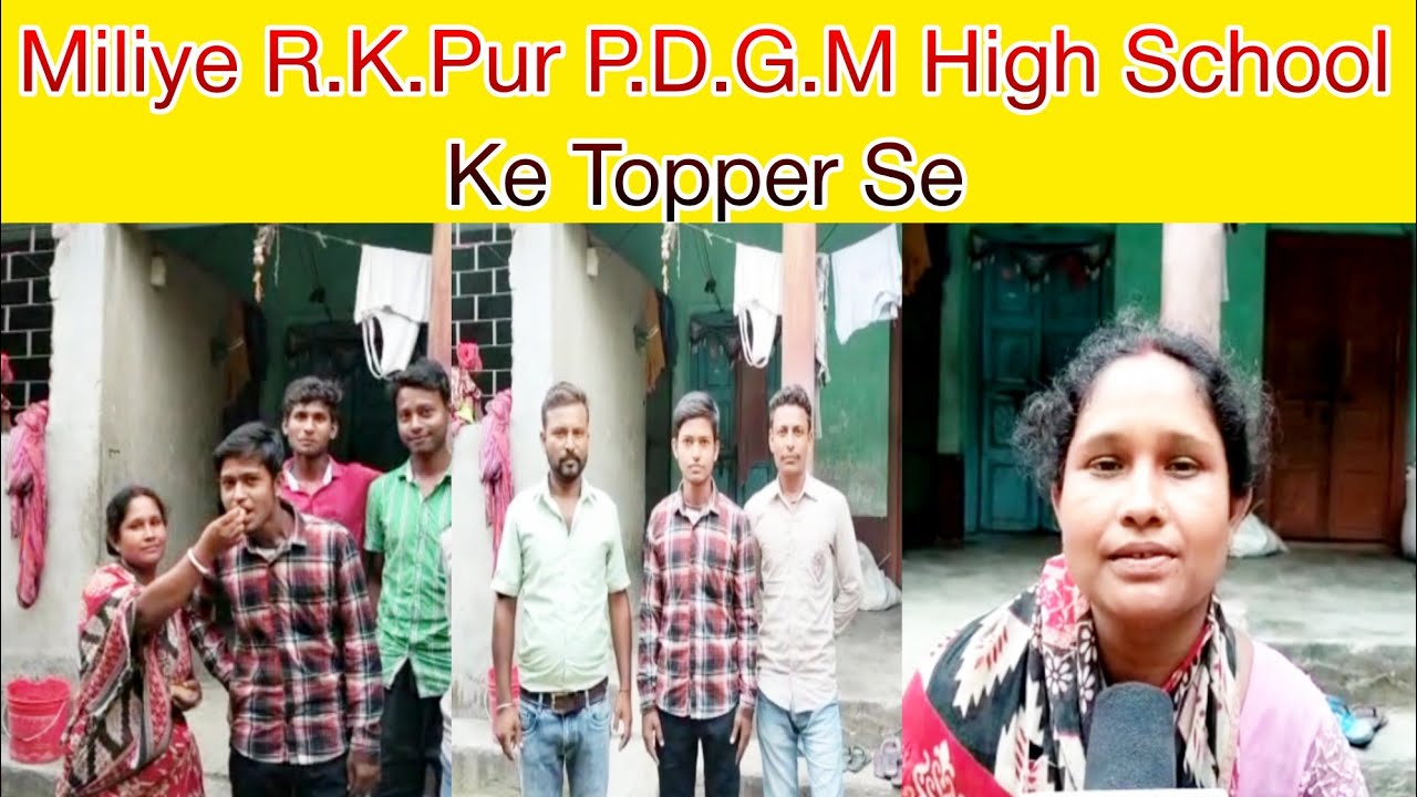 R.K.PUR P.D.G.M HIGH SCHOOL KA STUDENT JAYANTA DAS NE  590 NO KE SATH KIYA TOP