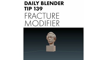Daily Blender Tip 139 - Blender Fracture Modifier Build - Quick Start