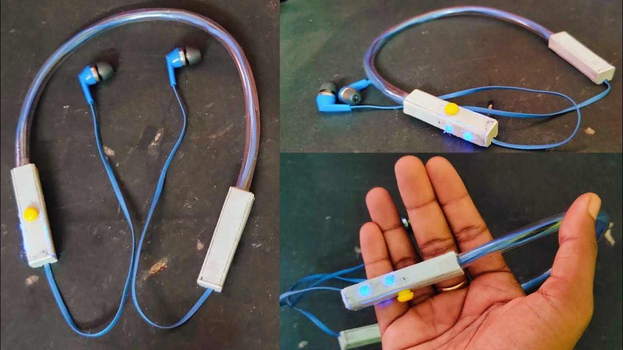 Bluetooth earphone | How to make Bluetooth neckband at home