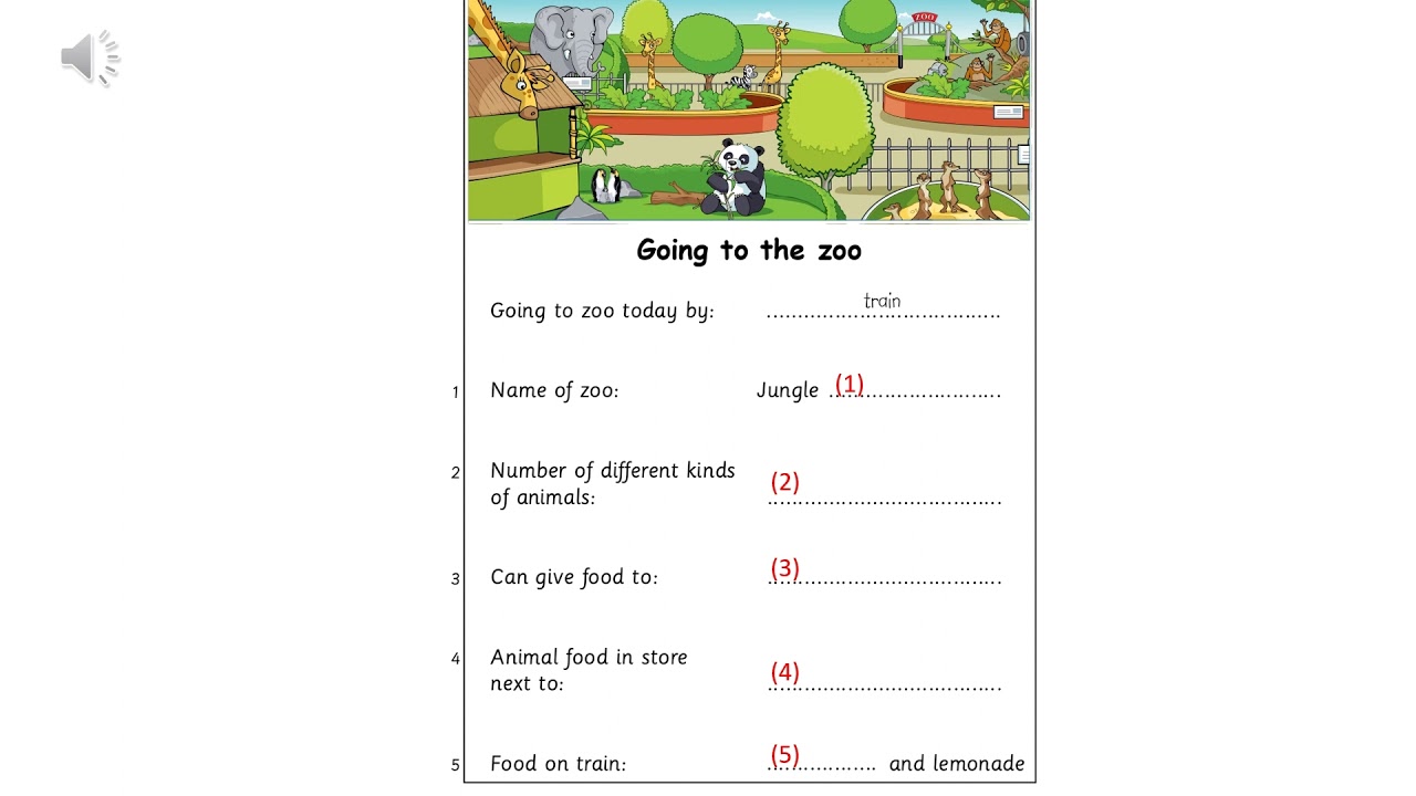 Movers sample test 01 Listening part 2 YouTube