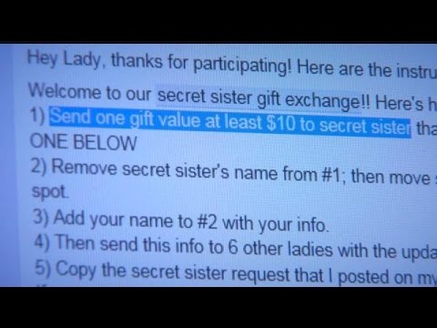 Secret Sister Gift Exchange Exposed As Pyramid Scheme Youtube