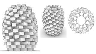 Parametric Shifting Modular Tower using Graph Mapper | Inspired by The Baori