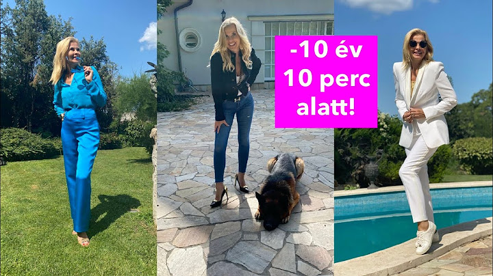 10 PERC ALATT MÍNUSZ 10 ÉV! - Mit viselj 40 felett, hogy stílusos és fiatalos légy!