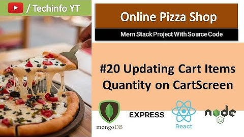 #20 Logic for updating cart quantity | Mern Stack Project(Hindi/Urdu)