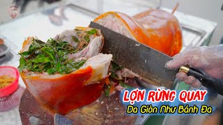 Phát Hiện LỢN RỪNG QUAY LÁ MẮC MẬT Da Giòn Như bánh đa, Mỡ Giòn Ít Ngấy vô cùng đặc biệt