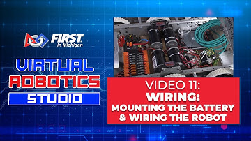 VRS 11: Wiring: Mounting the Battery / Wiring the Robot