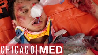 Tragic Car Accident at the Chicago Marathon | Chicago Med