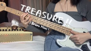 Treasure - Bruno Mars 베이스 커버 (Bass Cover) 짧게 | 베이스가 멋있고 슬랩이 맛있어요 근데 내건 퉤