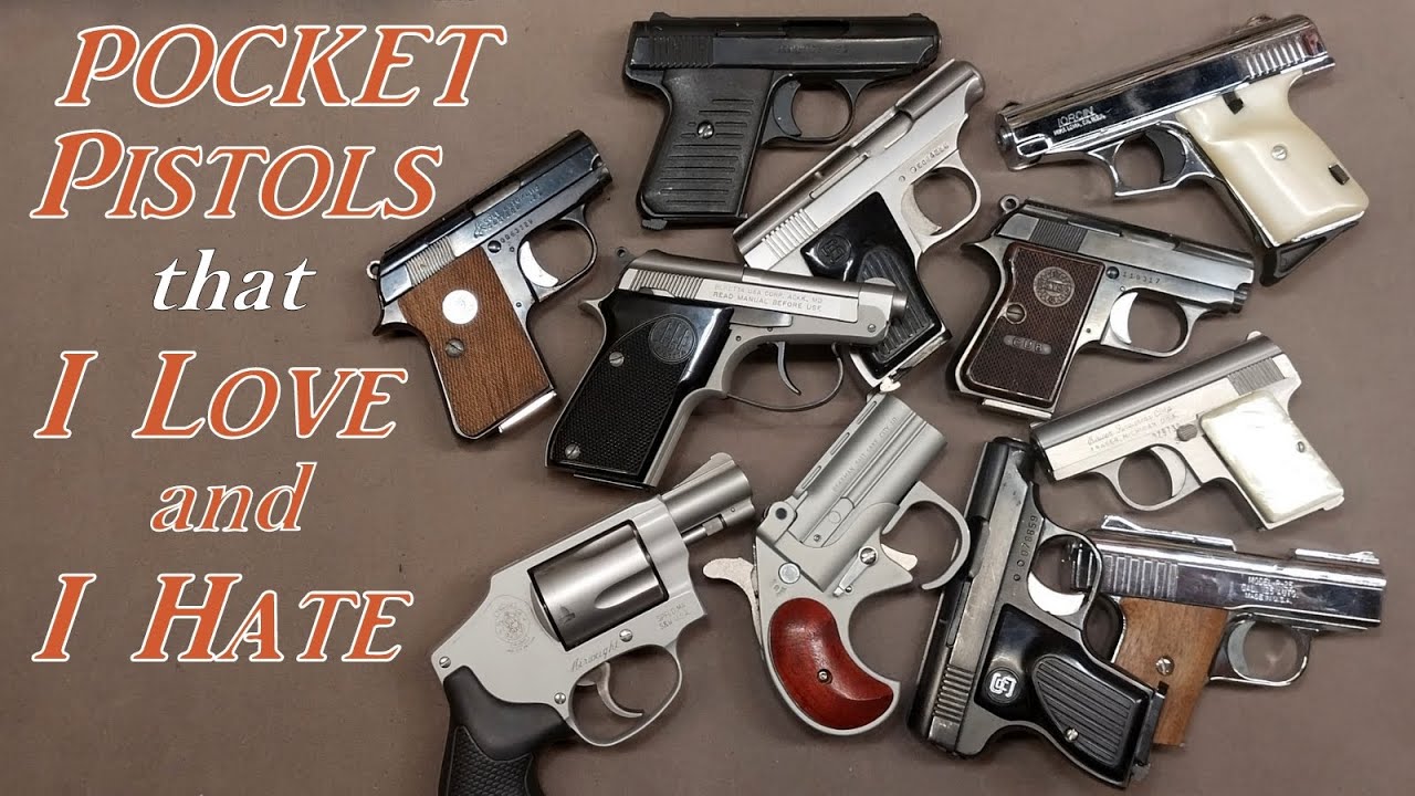 Mouse Gun Roundup - A Pocket Full of Pocket Pistols - I Either Love Them or I Hate Them!