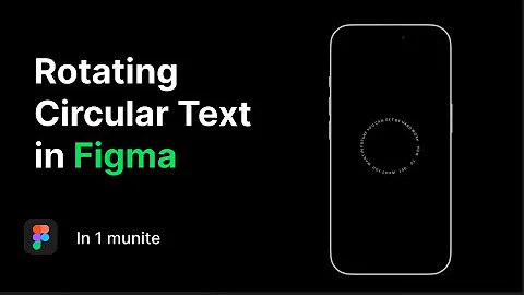 How to make circular text in figma | curve text in figma |  figma tutorial