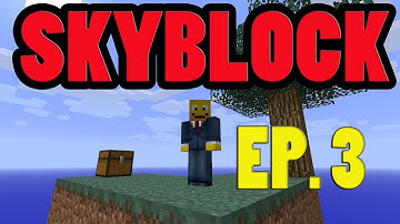 SKYBLOCK EP.3: WATER SCAFFOLDING IS SCARY! (Minecraft Skyblock Survival 2.1 Let