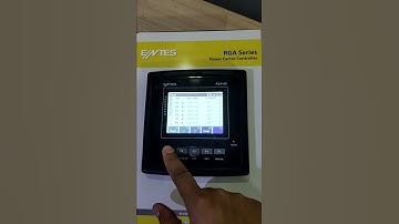 Entes RGA series APFC relay pfc mode selection video in English