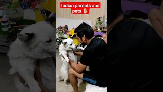 Indian parents and pets 🐕🤣🙄 #dog #thekuldeepsinghania #doglover #kuldeepsinghania #puppy #pets