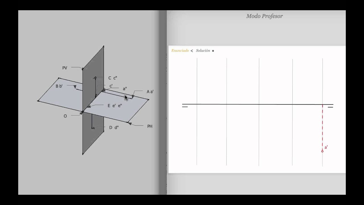 3. El punto en diédrico (II)