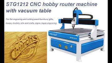 Advertising CNC router STG1212 with 4th rotary