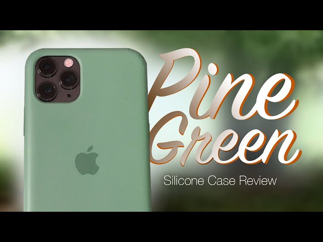 Official Apple Silicone Case for iPhone 11 Pro - Pine Green Unboxing and  Review 