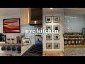 NYC KITCHEN ORGANIZATION &amp; DECORATING| gallery wall, cabinet organization, shelf styling, etc.