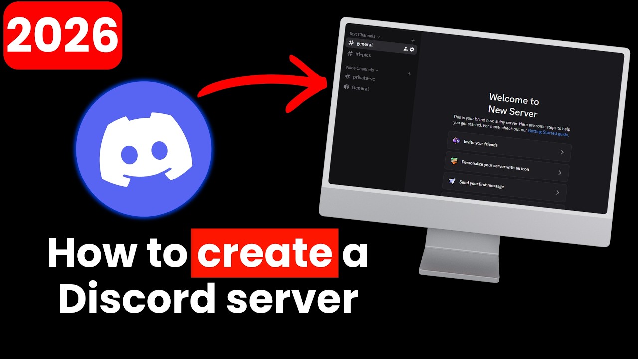 How to create a Discord server in 2026 - YouTube