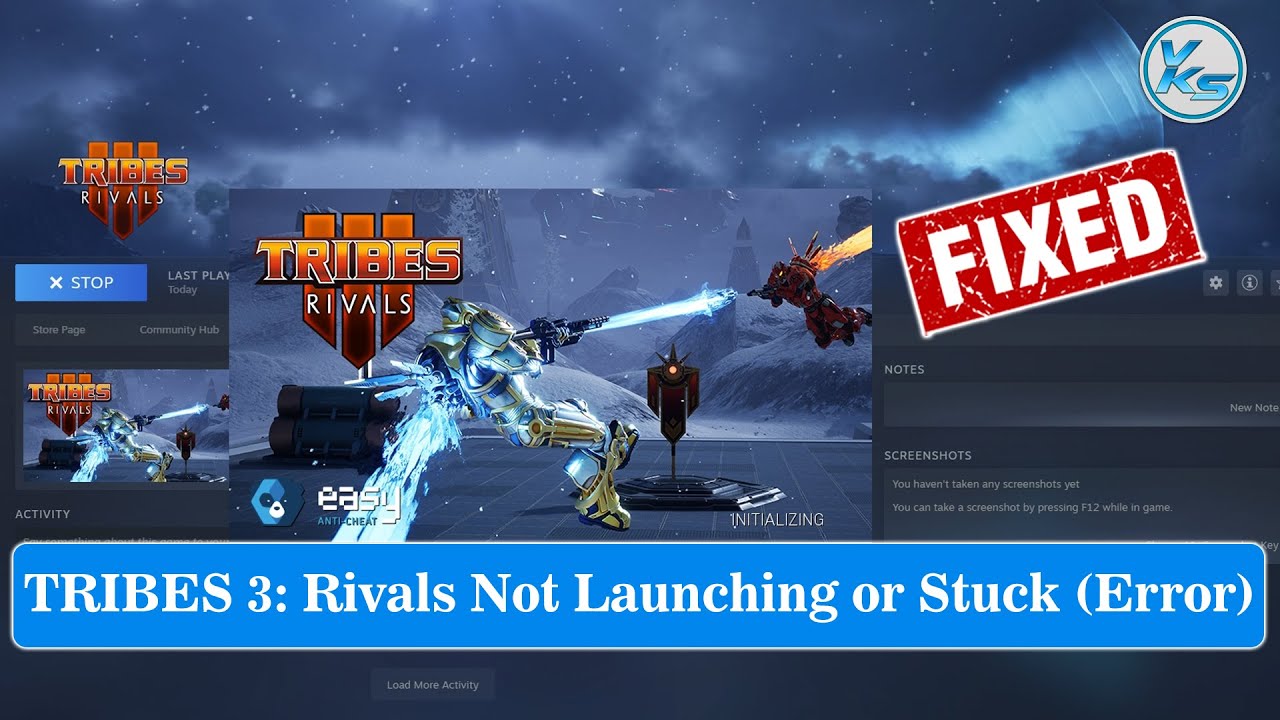 How To Fix TRIBES 3 Rivals Launching The Game Failed, Black Screen, Not ...