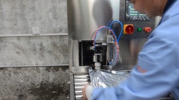 Automatic single head BIB bag in box filling capping machine