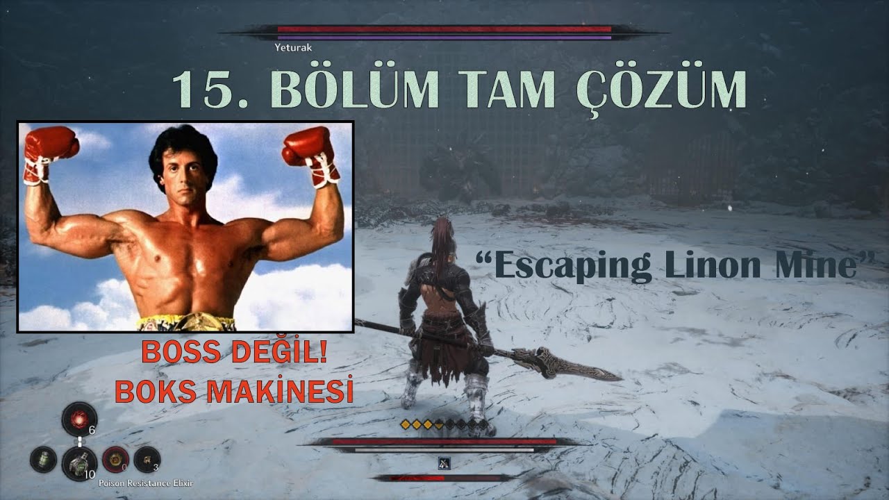 The First Berserker Khazan 15.Bölüm "Escaping Linon Mine“ Tam Çözüm