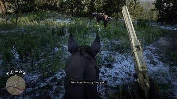 Just my luck... Red Dead Redemption 2 funny random encounter