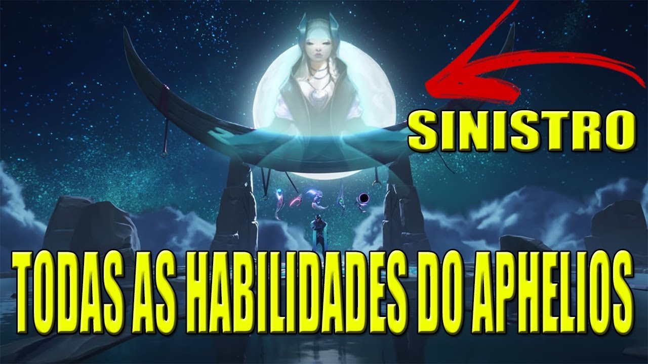 Aphelios Kit KIT COMPLETO E TODAS AS HABILIDADES DO APHELIOS! - YouTube