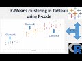 K-Means clustering in Tableau using R-code